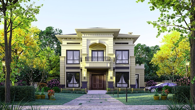 兴文中式合院住宅，开放庭院与邻里乡亲更亲近